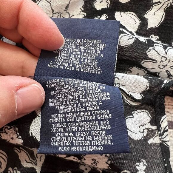 Ralph Lauren Floral Blouse size 18M - Picture 6 of 7